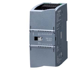 SIMATIC S7-1200, E/S DIGITALES SM 1223, 8 DI/8 DO, 8 DI DC 24V, SINK/SOURCE, 8 DO, RELÉ 2 A